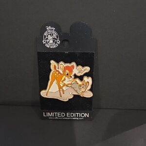 Disney Auctions Limited Edition 2500 Pim With Bambi And Thumper With 3D Movement